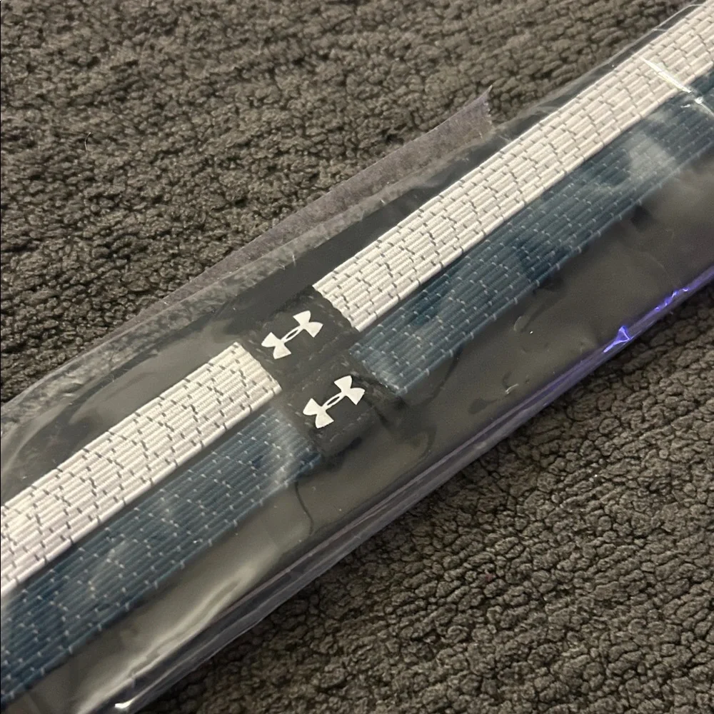 Under Armour Teal and White Kids/Teen Headbands